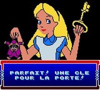 une photo d'Ã©cran de Alice in Wonderland sur Nintendo Game Boy Color